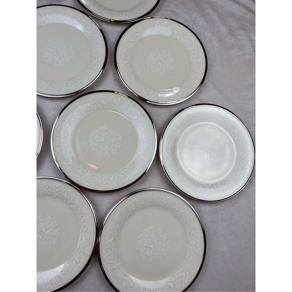 Lenox Moonspun Salad Plates Set of 8 - Picture 3 of 6